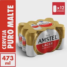 Amstel Cerveja Lager Pilsen 473ml