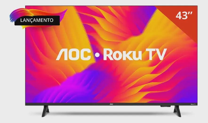 AOC Smart TV 43 Roku Full HD