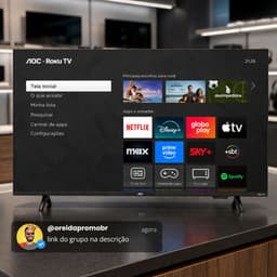Aoc TV Smart 43" Roku HD