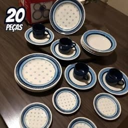 Biona Aparelho de Jantar e Chá 20 Peças