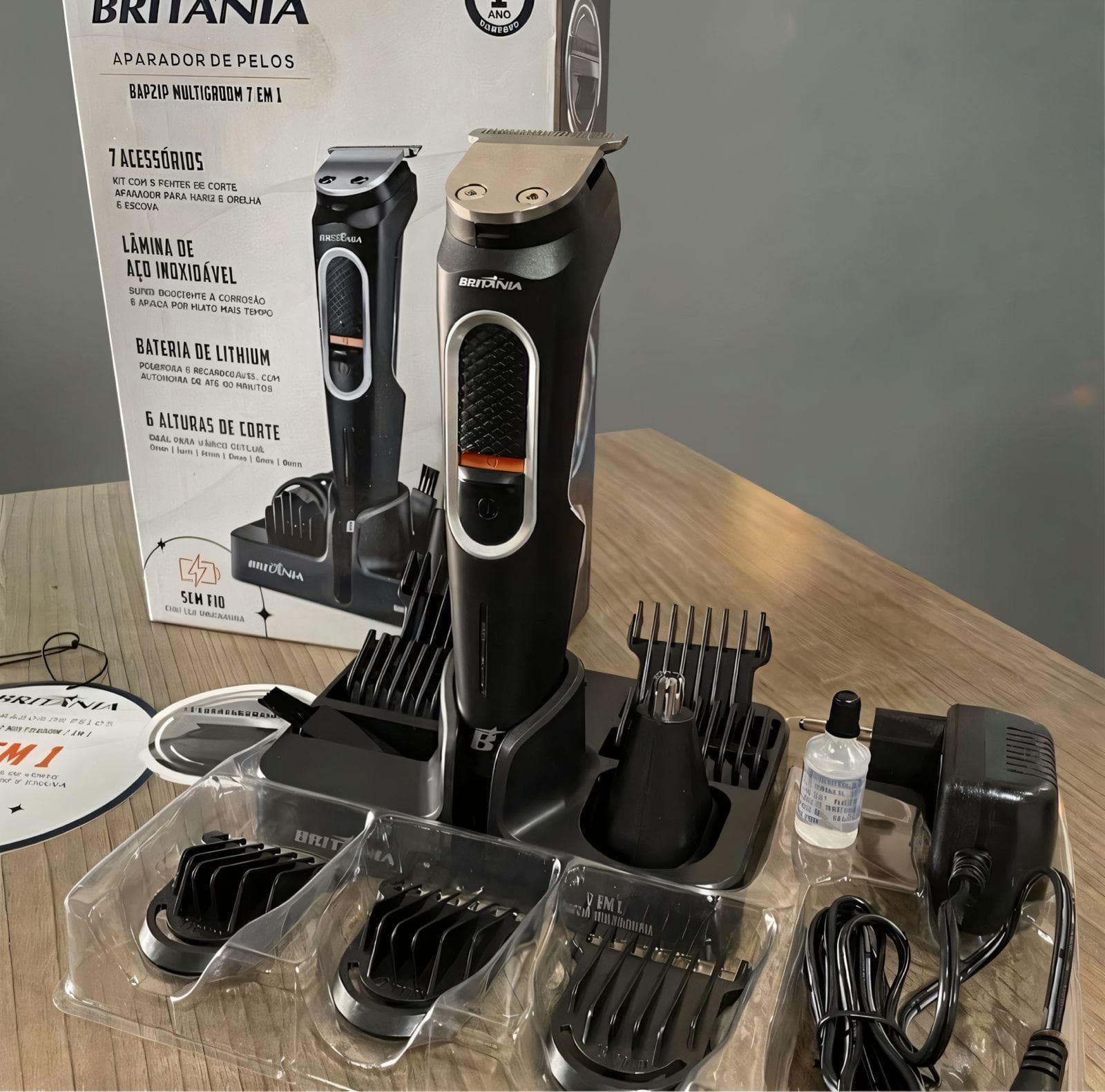 Britânia Aparador Multigroom 7 Em 1