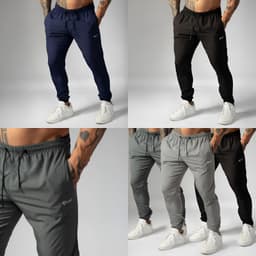 Calça Jogger Tactel Elastano Kit 3