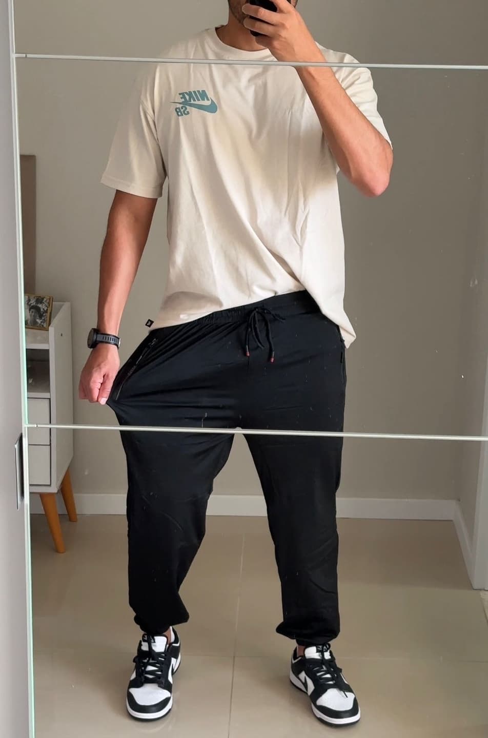 Calça Tactel Jogger Esportiva