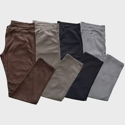 Calças Masculinas Slim com Elastano