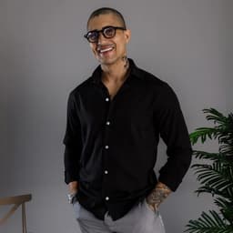 Camisa Social Gola Italiana