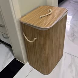 Cesto De Roupas Bambu 72L