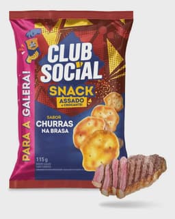 Club Social Snack Churras 115g