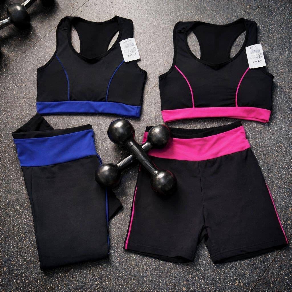 Conjunto Fitness Feminino Top e Short