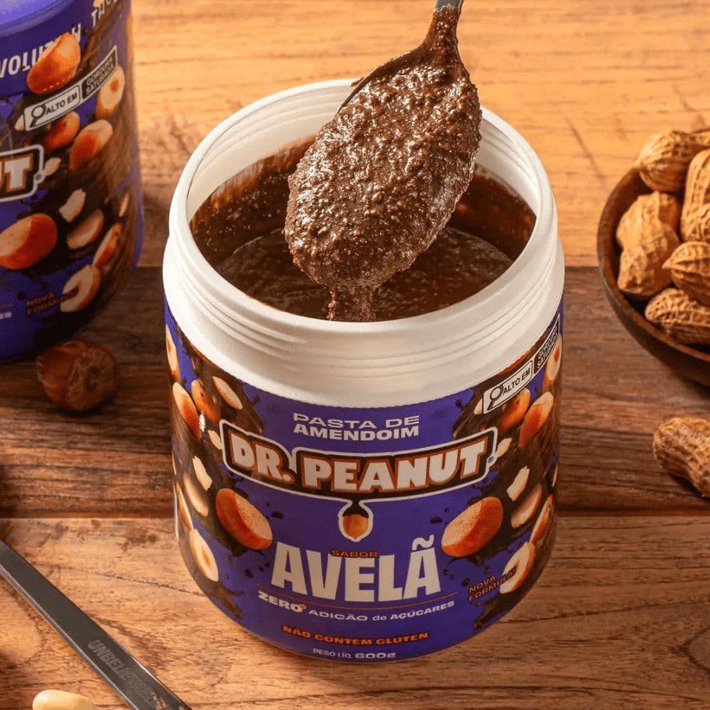 Dr. Peanut Pasta de Amendoim Avelã 600g