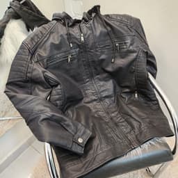 Jaqueta De Couro Slim Resistente