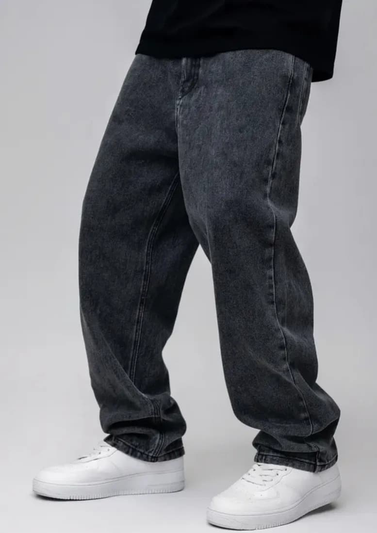 Jeans Marmorizada Bag Calça