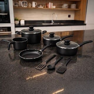 Jogo De Panelas 8 Peças Antiaderente