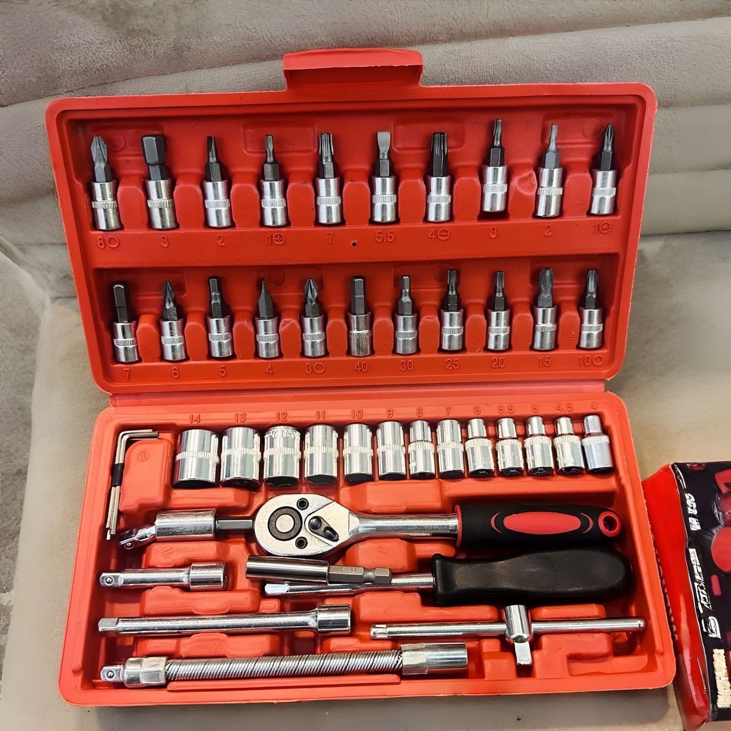 Jogo De Soquete 46 Peças