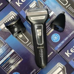 Kemei Barbeador Cortador 3 em 1 KM-6558