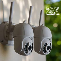 Kit 2 Câmera IP Rotativa Wifi