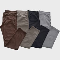 Kit 4 Calças Masculinas Slim