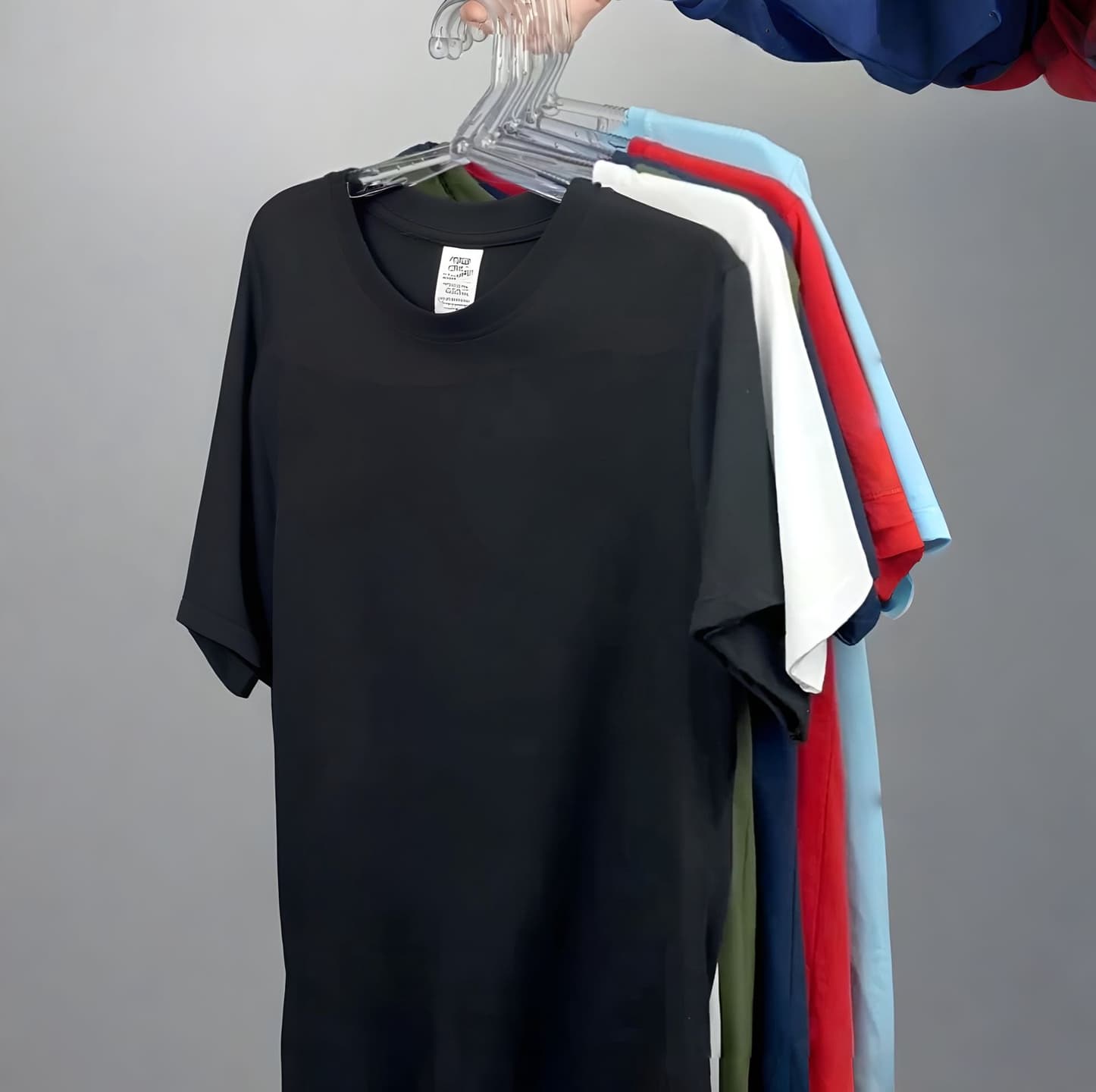 Kit 7 Camisetas Básica Lisa