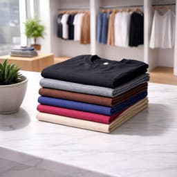 Kit 7 Camisetas Básica Lisa Algodão