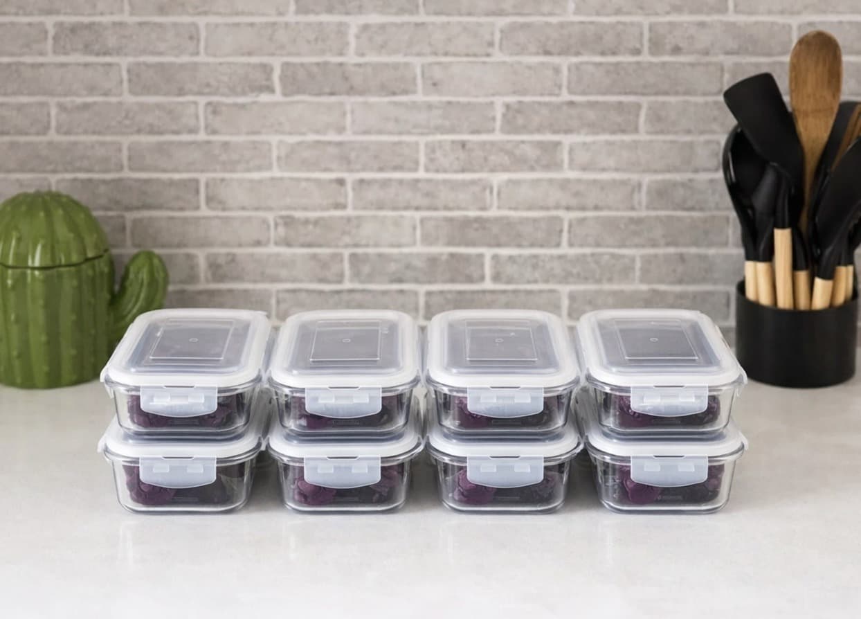 Kit Potes Herméticos Vidro 370ml