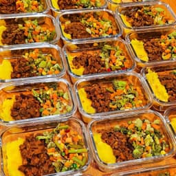 Kit Potes Vidro 640ml Hermético