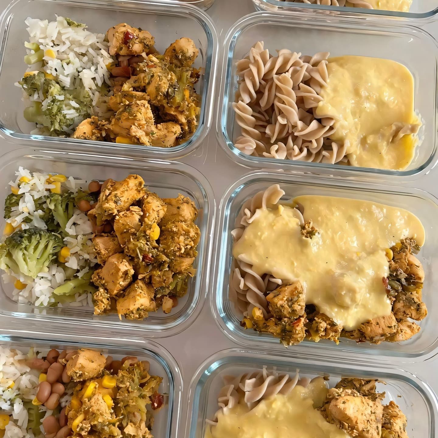 Kit Potes Vidro Hermético 640ml