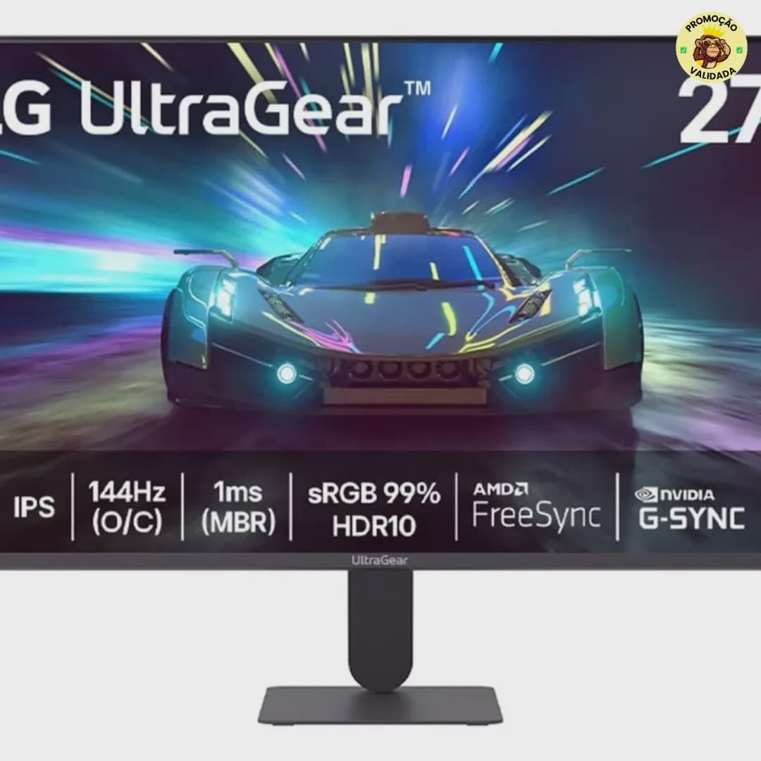 LG UltraGear Monitor 27 FHD 144Hz