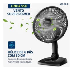 Mondial Ventilador VSP-30-B 30cm