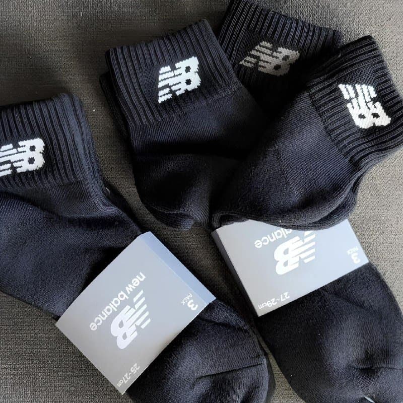 New Balance Kit 3 Meias Cano Longo