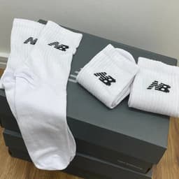 New Balance Meias Cano Longo Kit 3