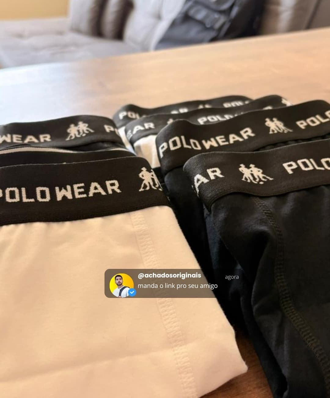 Polo Wear Kit 10 Cuecas Algodão
