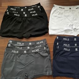 Polo Wear Kit 10 Cuecas Boxer