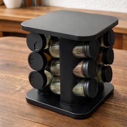 Porta Tempero Cozinha 12 Potes Giratório