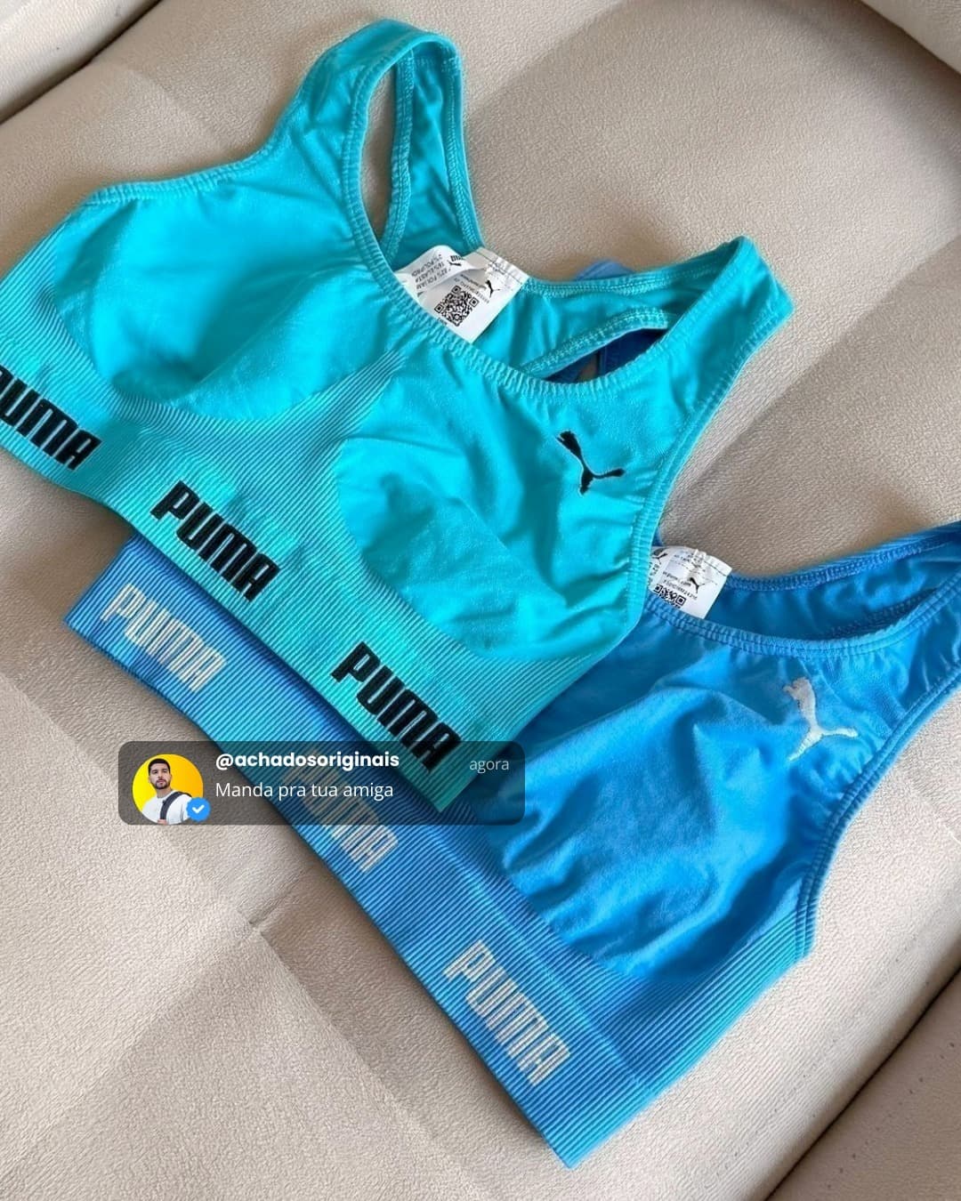 Puma Kit 2 Tops Alta Sustentação