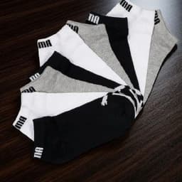 Puma Kit 9 Pares Meias Sapatilha Soquete
