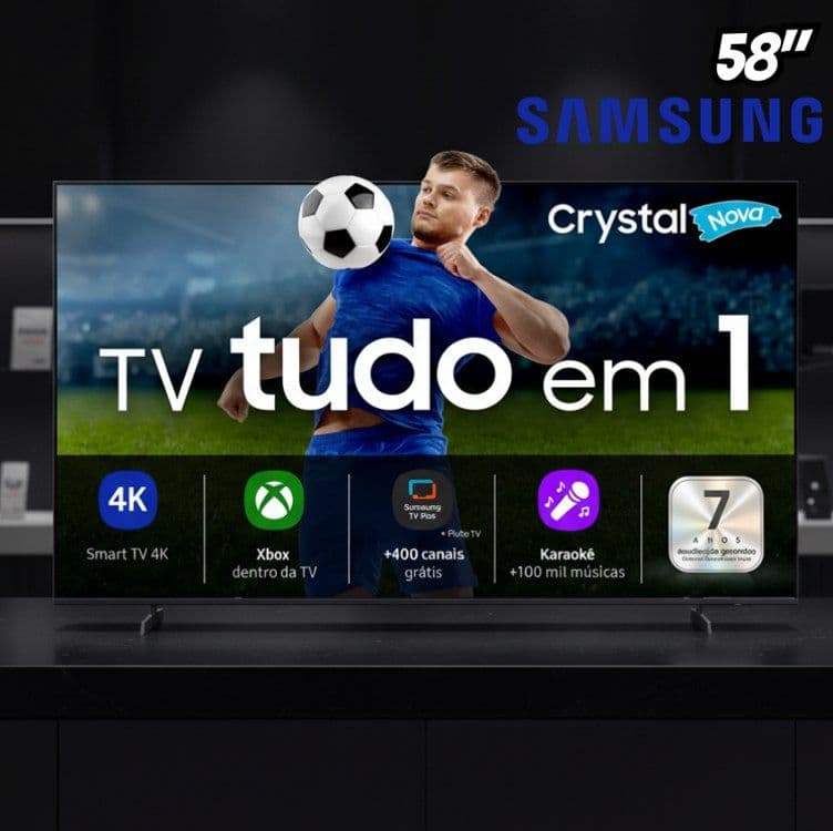 Samsung Smart TV Crystal UHD 4K 58"