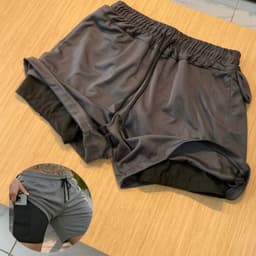 Short Bermuda Duplo 2 Em 1