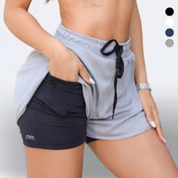 Short Duplo Compreensão Fitness