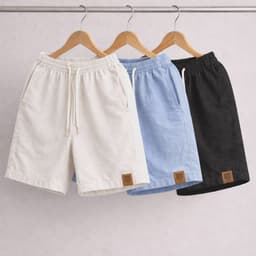 Shorts Masculinos Linho Premium