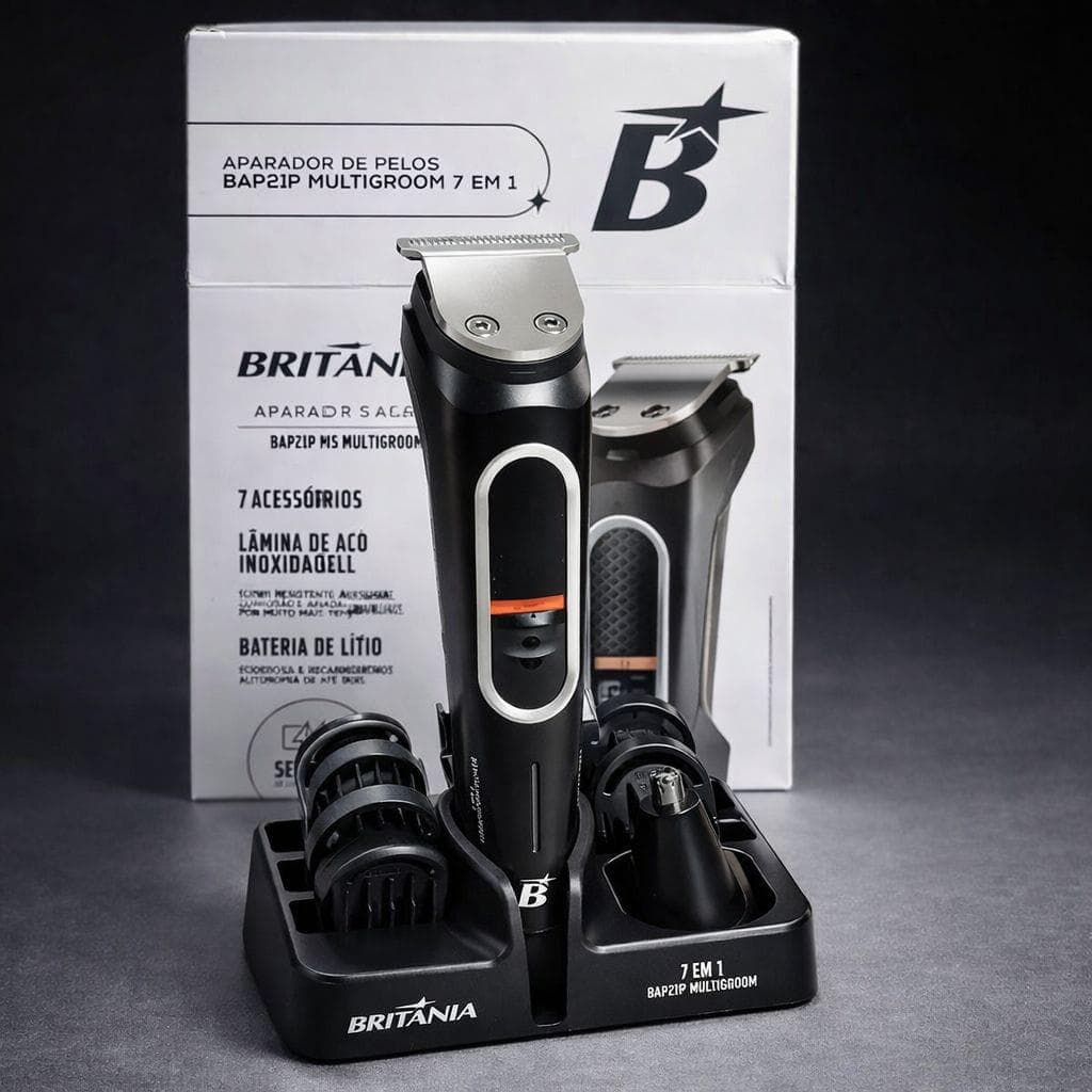 Britânia Aparador De Pelos Multigroom 7 Em 1