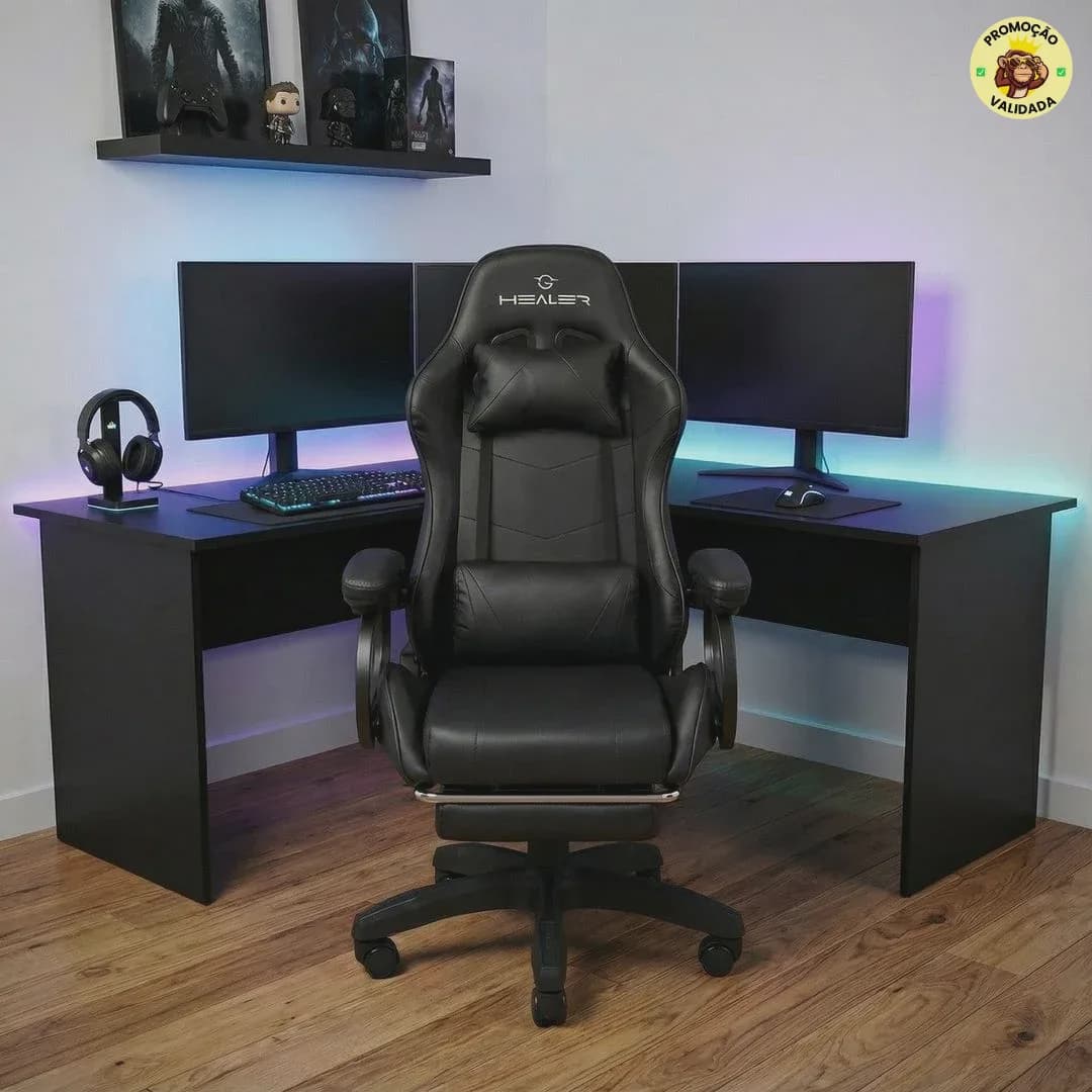 Cadeira Gamer Healer Reclinável