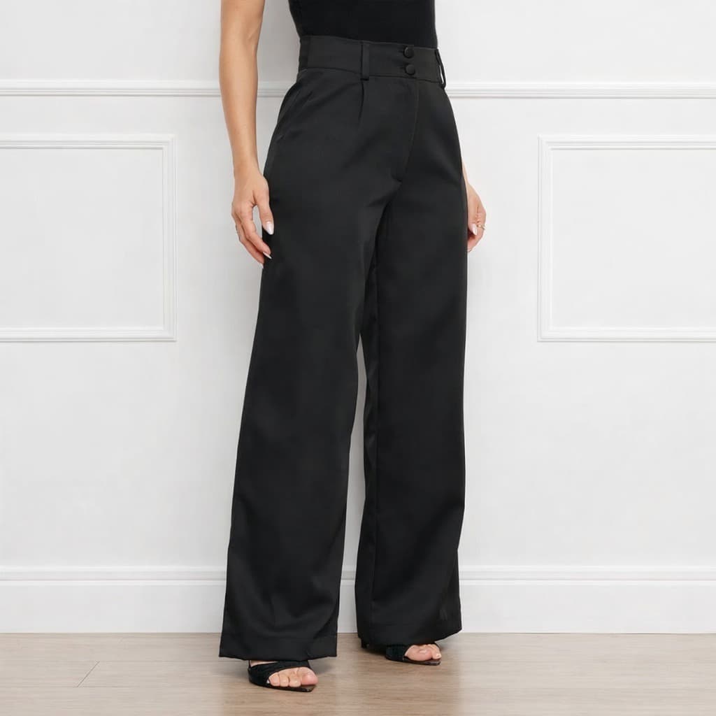 Calça Alfaiataria Wide Leg Social