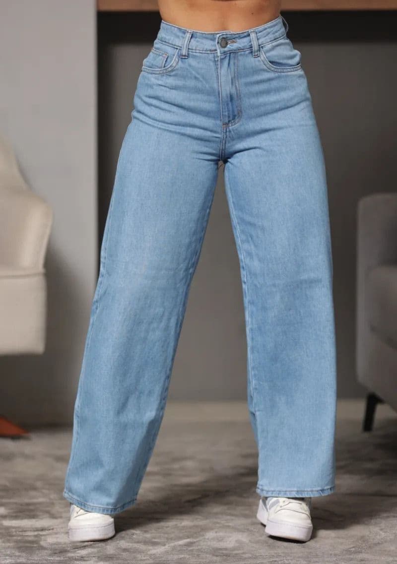 Calça Jeans Wide Leg