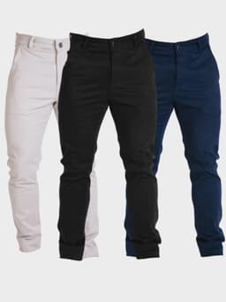 Calças Masculinas Esporte Fino Brim