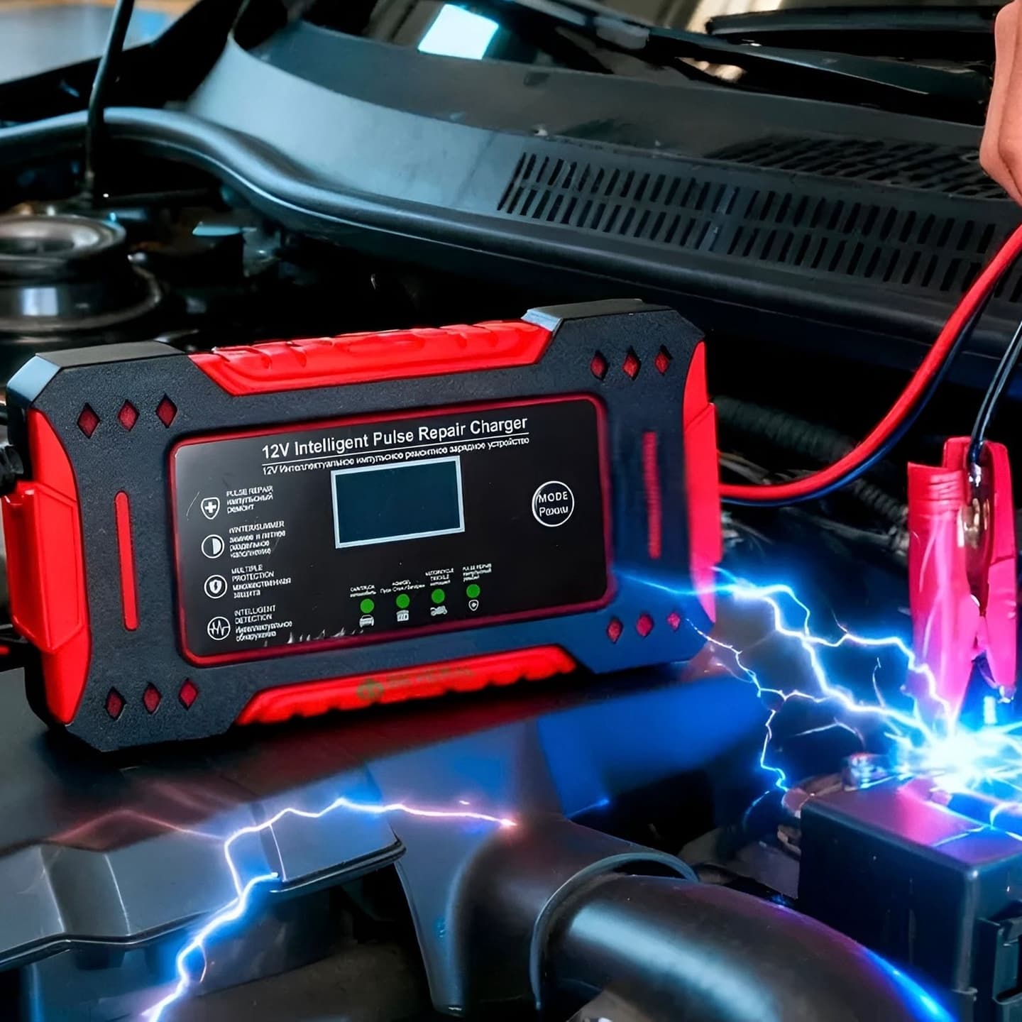 Carregador Inteligente Bateria Automotiva 12v 6a