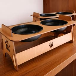 Comedouro Elevado MDF Pet