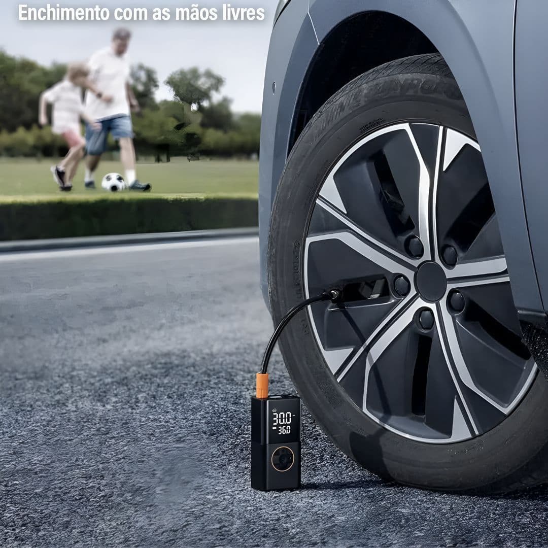 Compressor De Ar Portátil Inflador Para Pneus