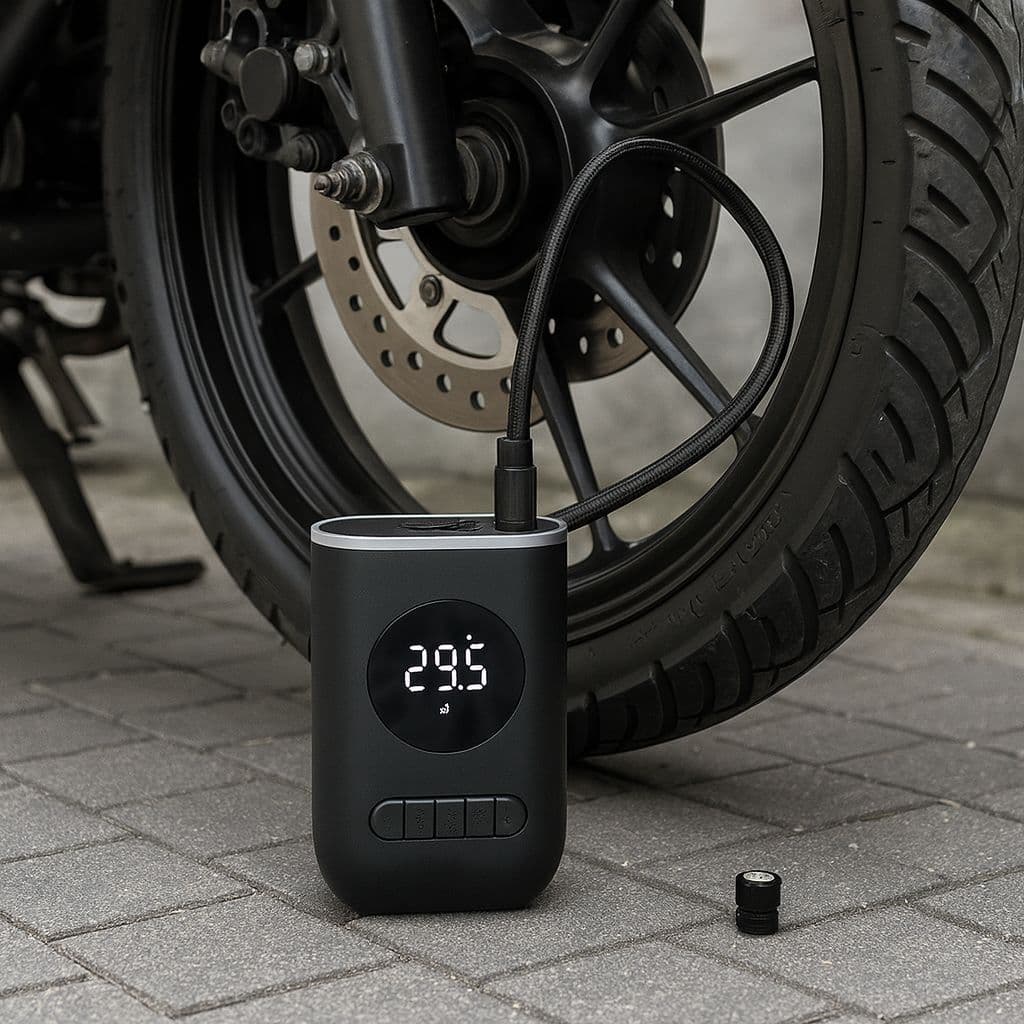 Compressor De Ar Portátil Inflador Para Pneus