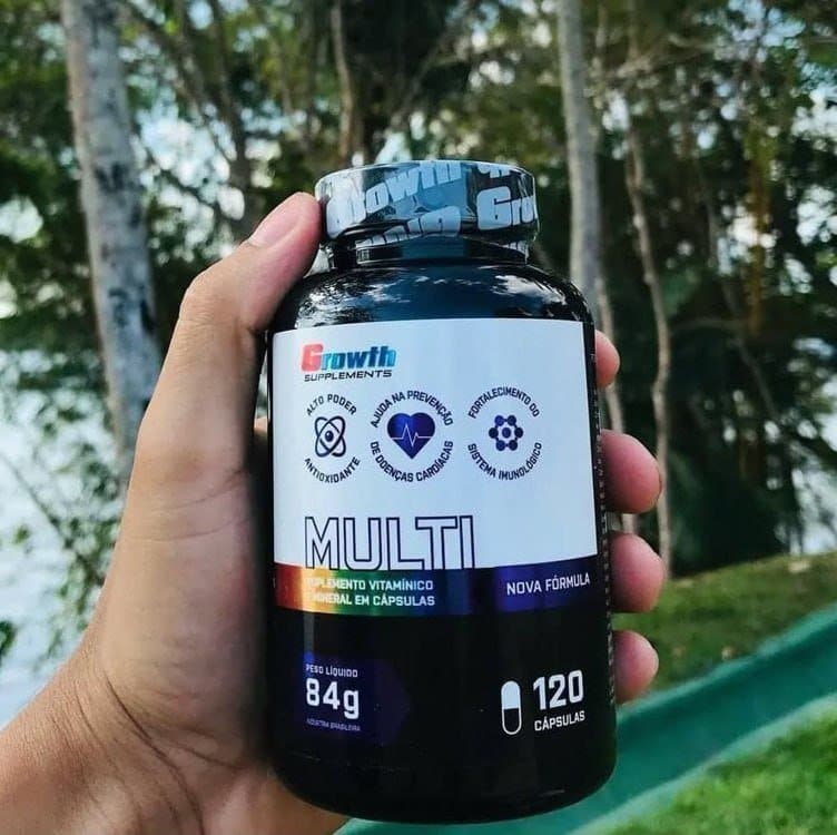 Growth Supplements Multivitamínico 120 Cápsulas