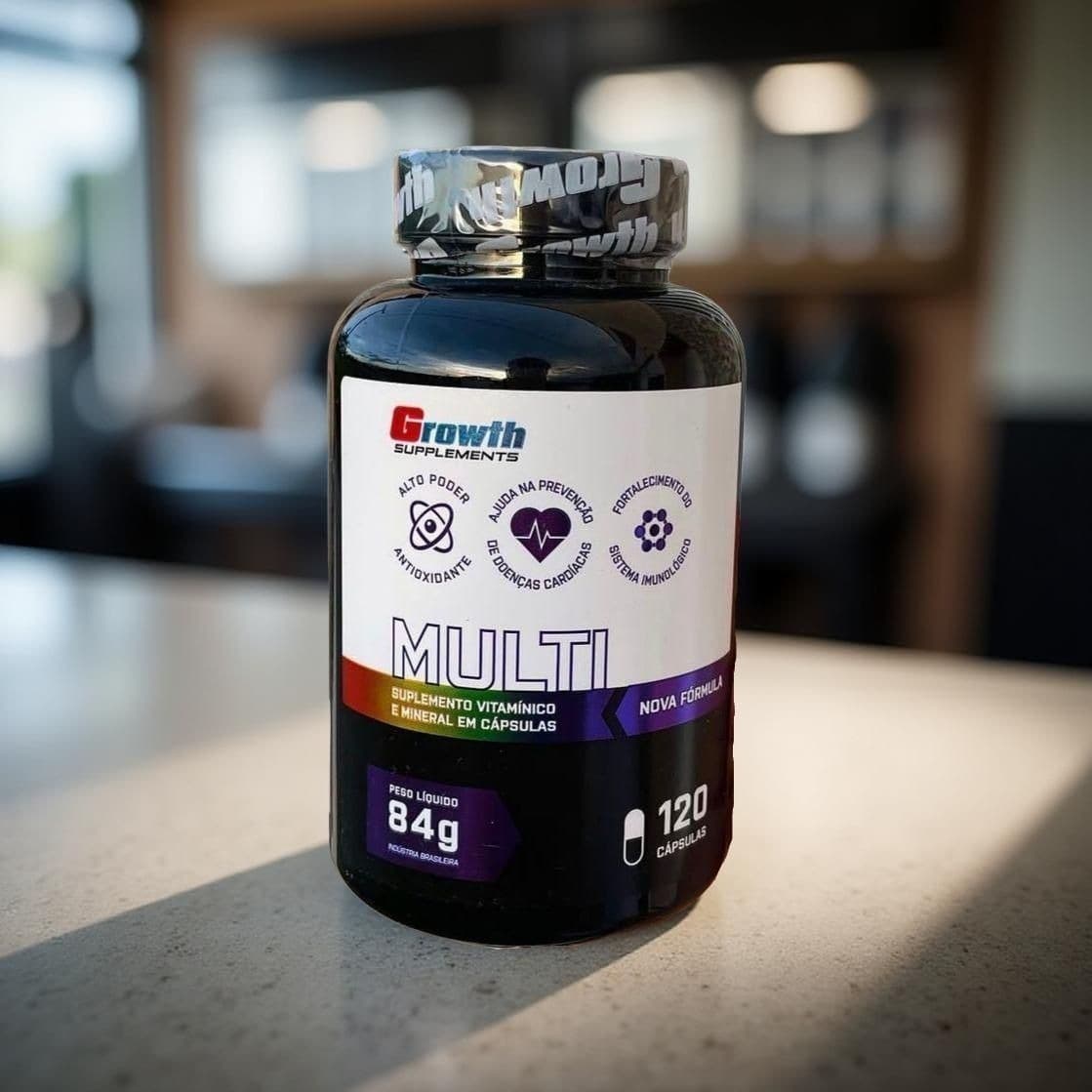 Growth Supplements Multivitamínico 120 Cápsulas