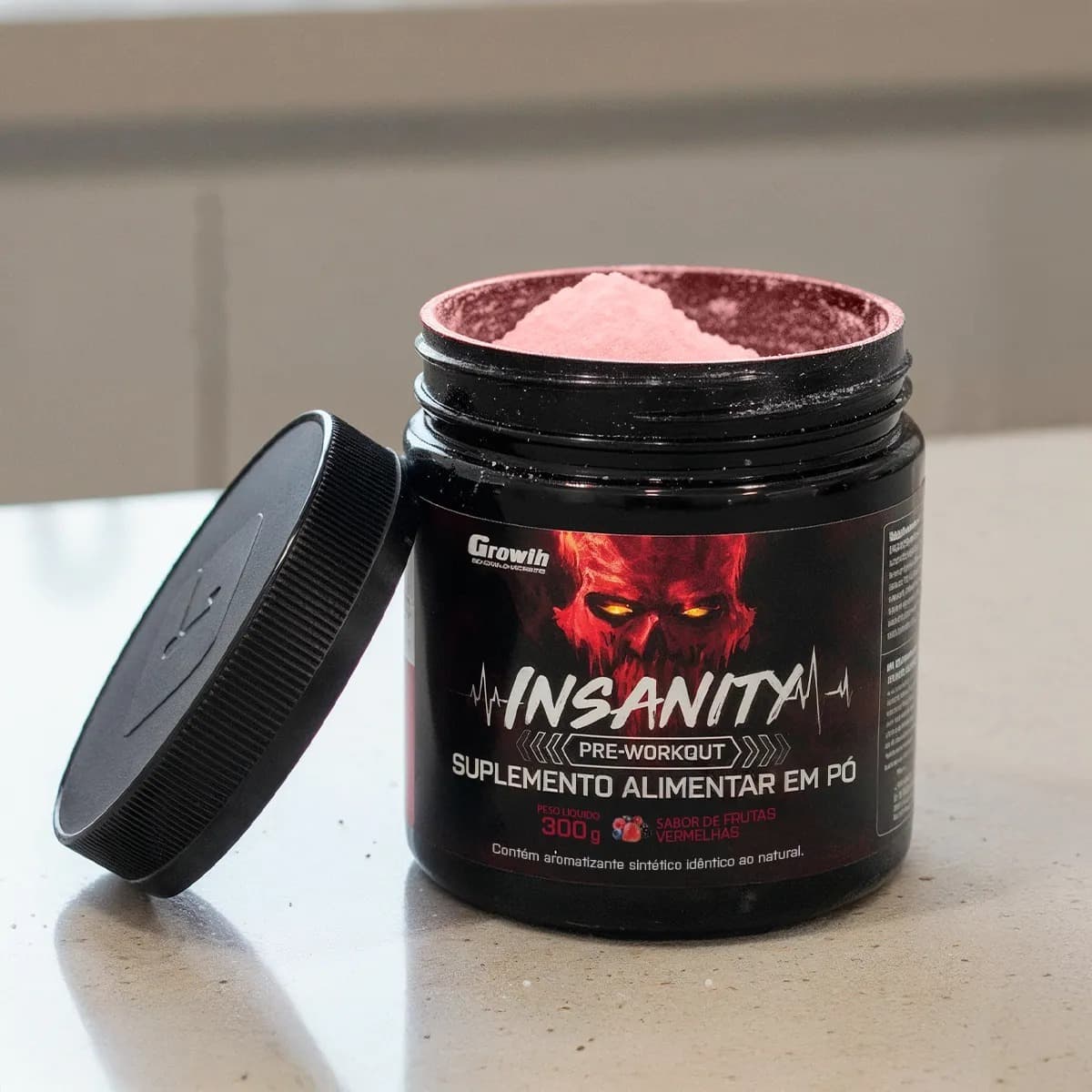 Growth Supplements Pré-treino Insanity 300g